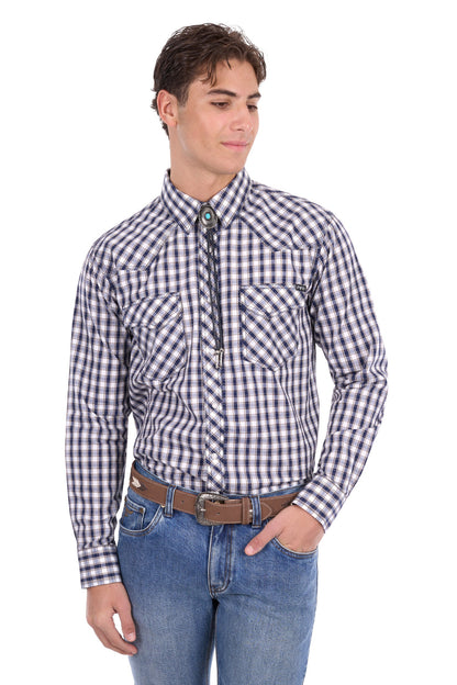 Pure Western Men’s George Check Western L/S Shirt