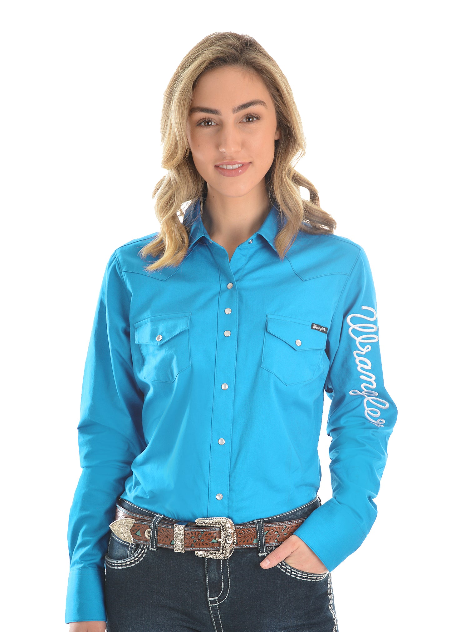 Wrangler Women's Logo Drill Shirt