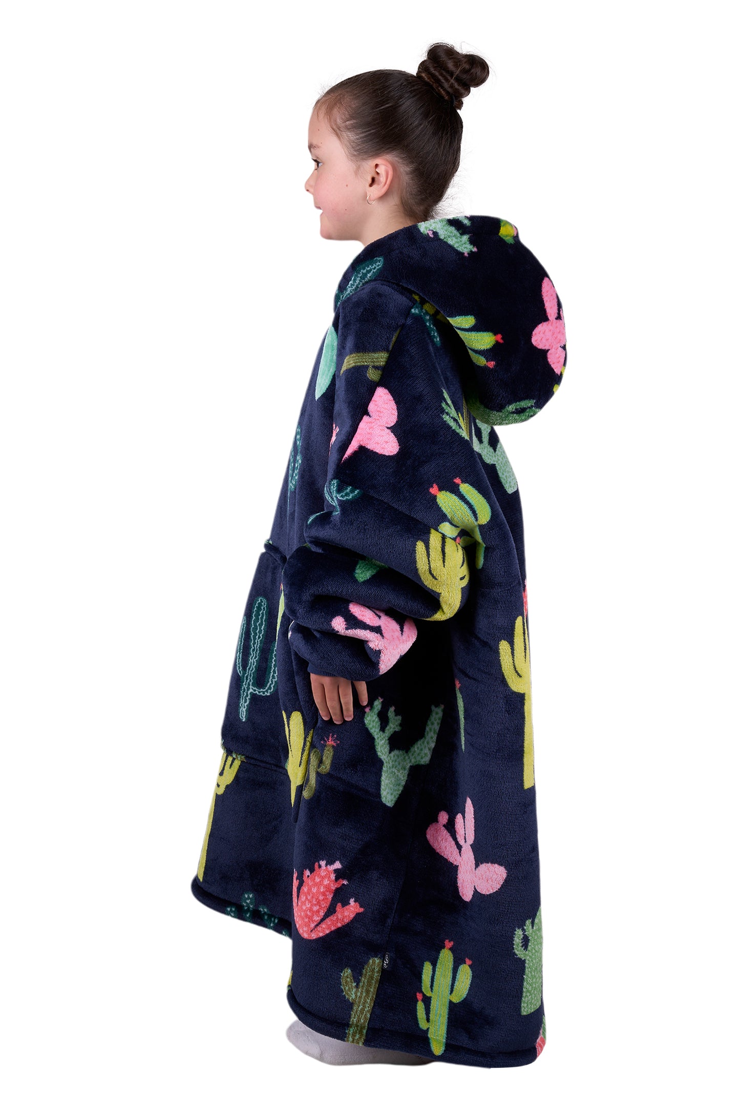 Pure Western Kid's Cactus Print Snuggle Hoodie