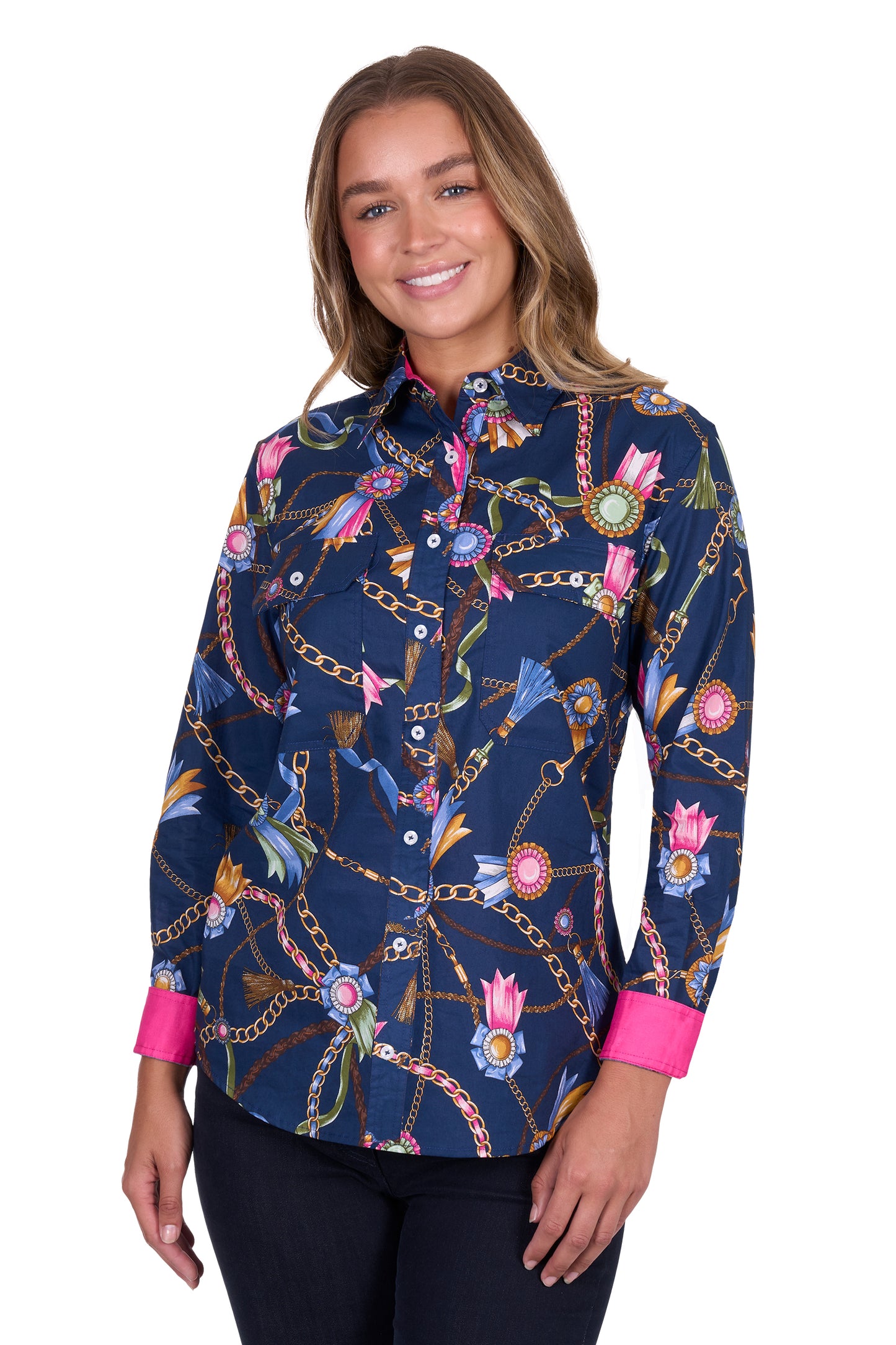 Hard Slog Women's Jolie Full Placket L/S Shirt