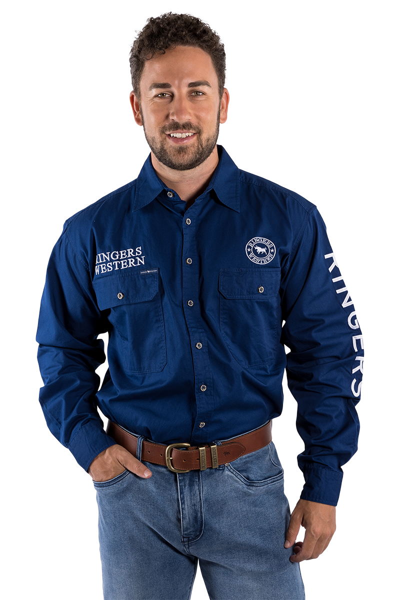Ringers Western Men's Hawkeye Full Button Work Shirt