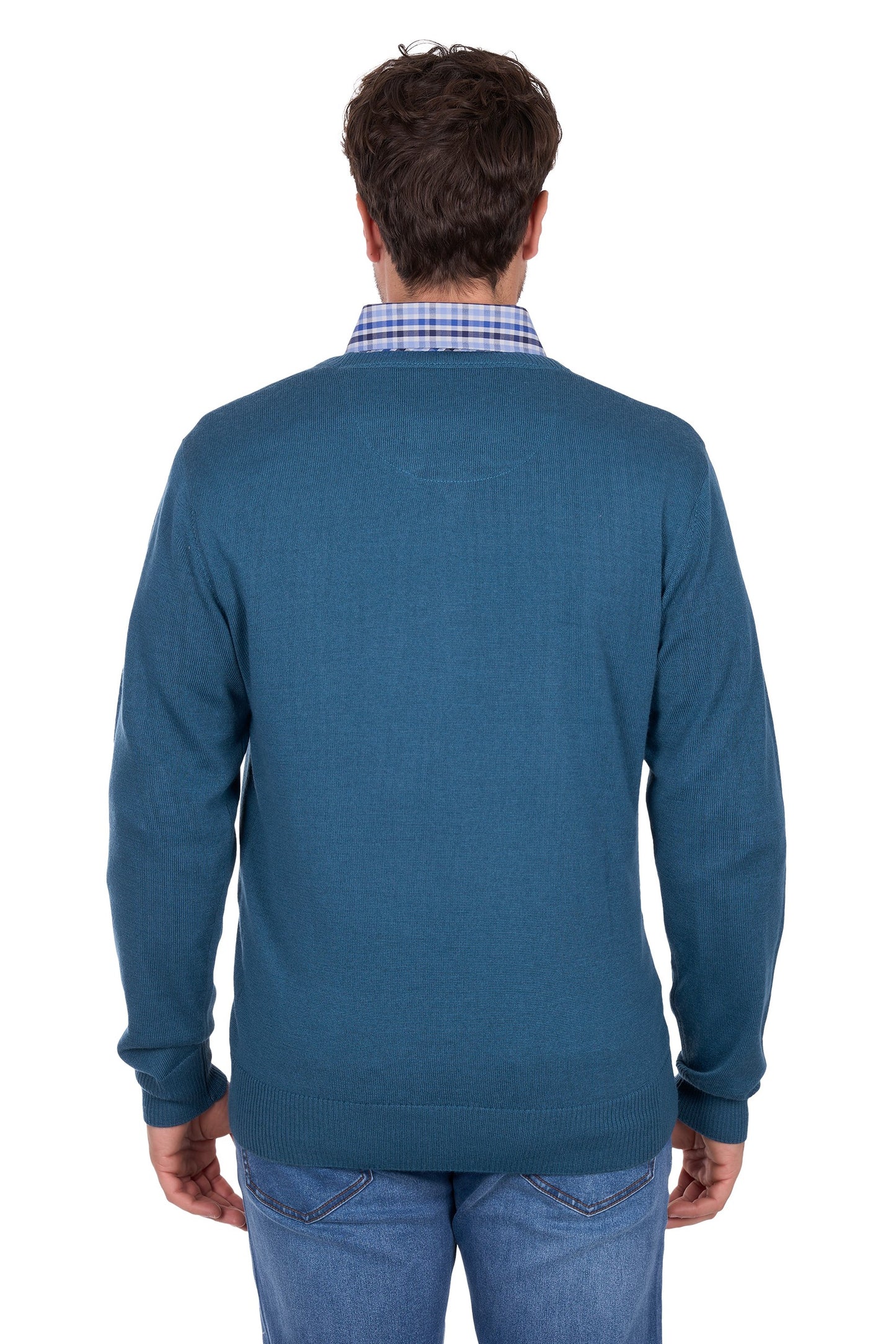 Thomas Cook Men's Shane Merino Blend V-Neck Knit Jumper