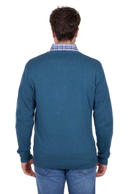 Thomas Cook Men's Shane Merino Blend V-Neck Knit Jumper