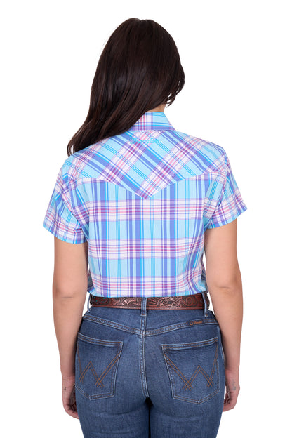 Wrangler Women's Emily Check Ss Shirt