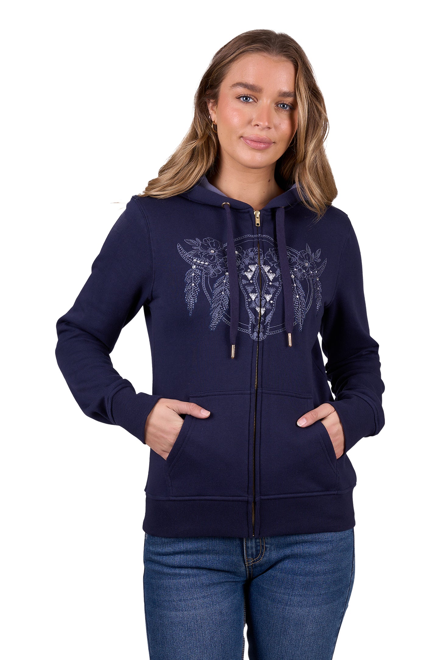 Pure Western Women's Edna Zip Through Hoodie