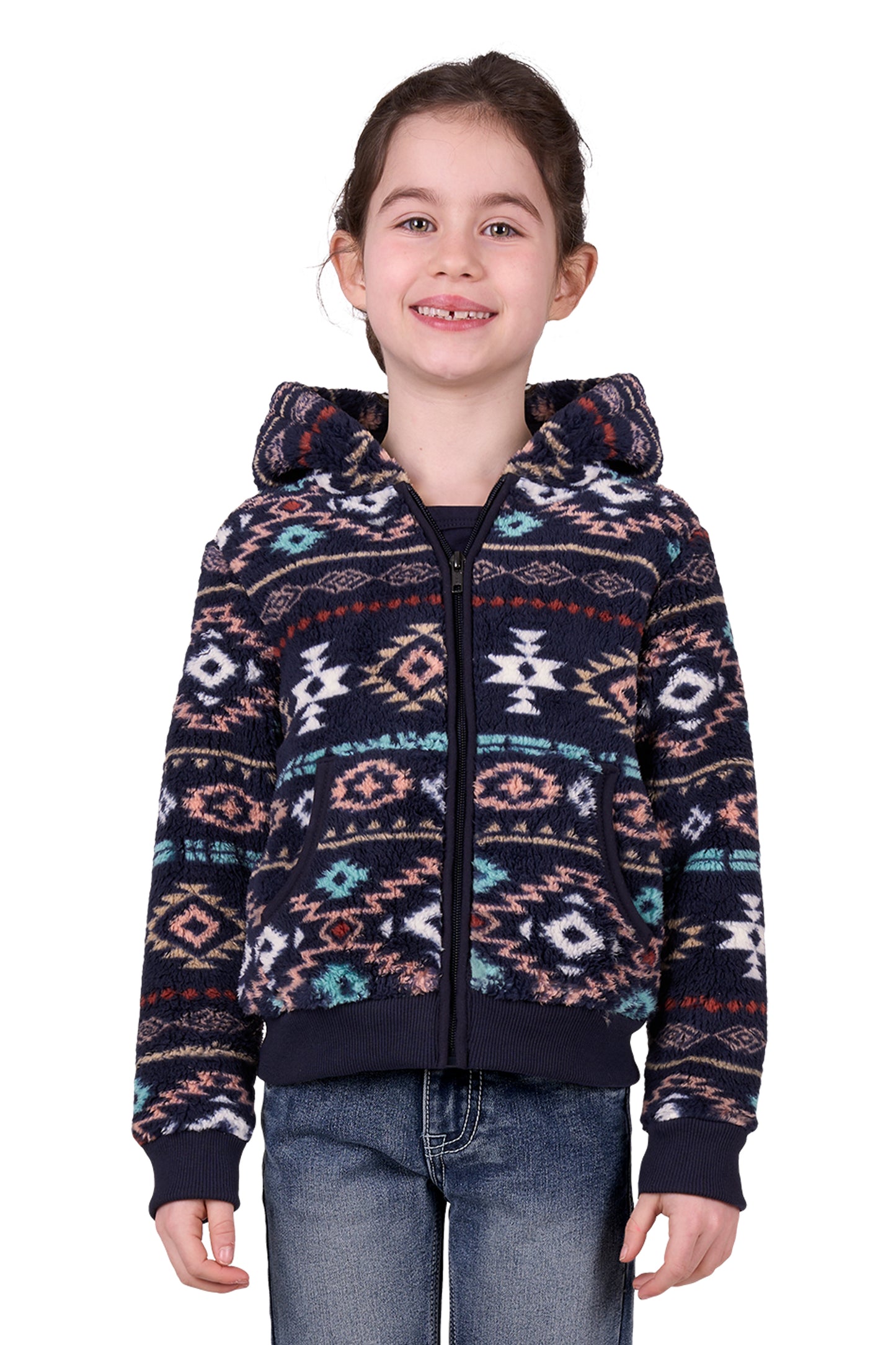 Pure Western Girls Elodie Zip Up Hoodie