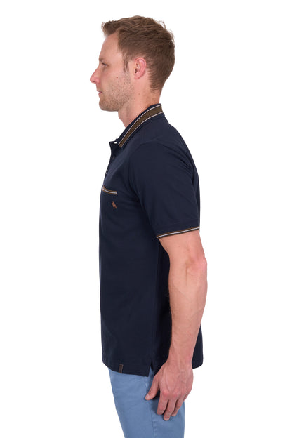 Thomas Cook Men's Ben Tailored 1 Pocket Ss Polo