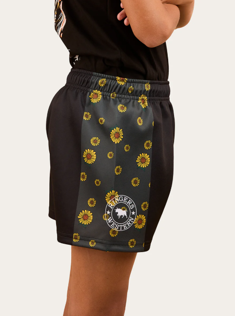 Ringers Western Kids Sunflowers Footy Short