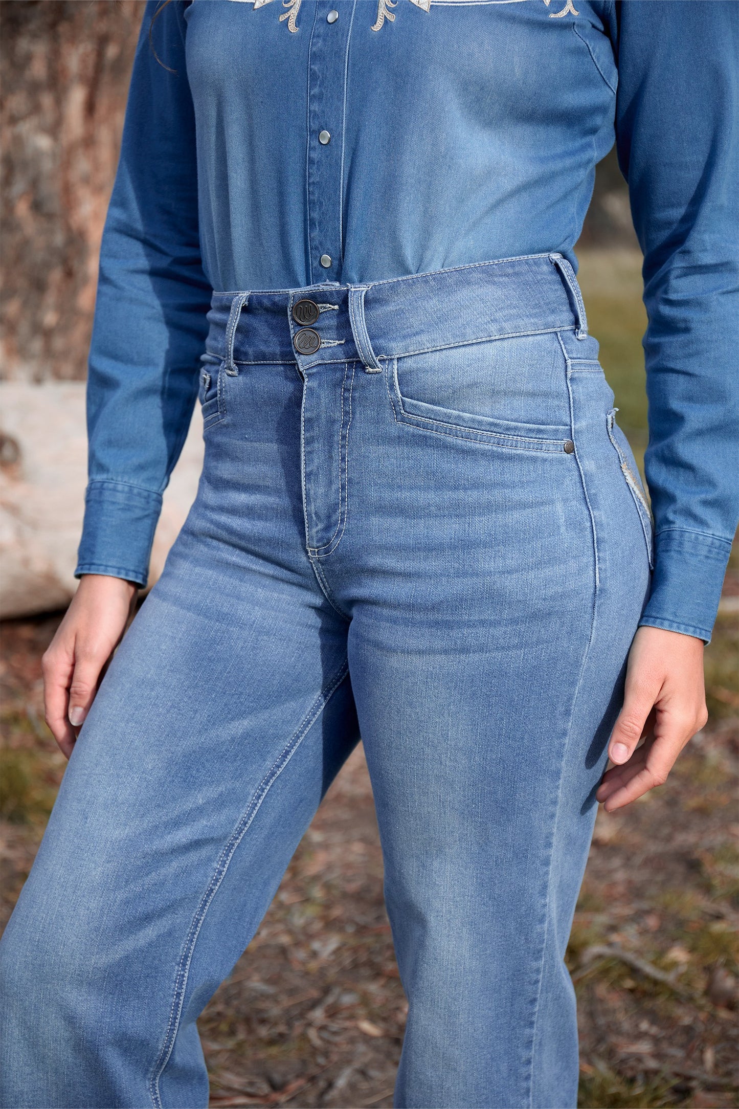 Wrangler Women's Chloe High Rise Wide Leg Jean - 30L