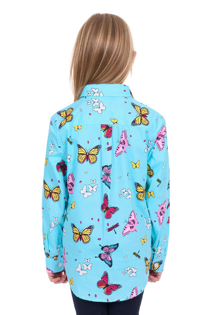 Hard Slog Girl's Iva 1/2 Placket L/S Shirt
