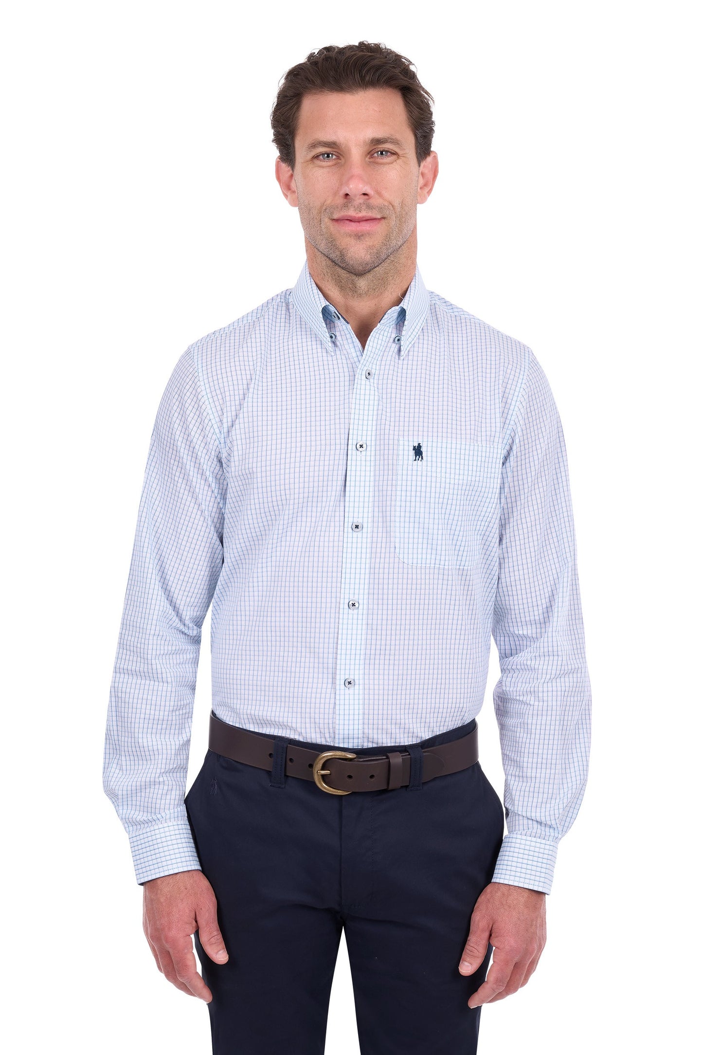 Thomas Cook Men’s Leo Check 1-Pocket L/S Shirt