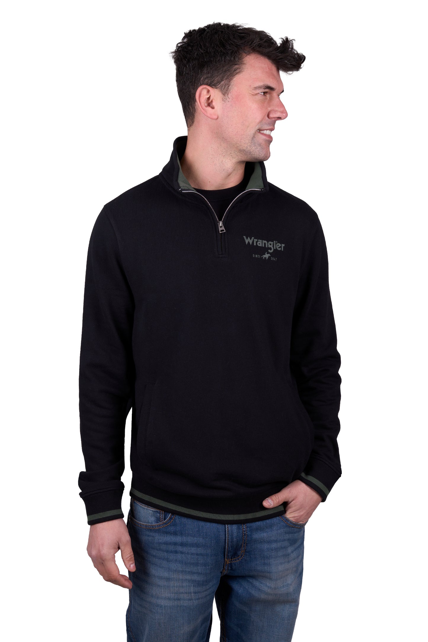 Wrangler Men's Alex 1/4 Zip Pullover