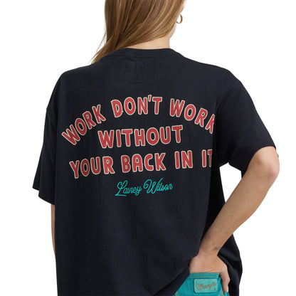 Wrangler x Lainey Wilson Women's Work Don't Work Ss Tee