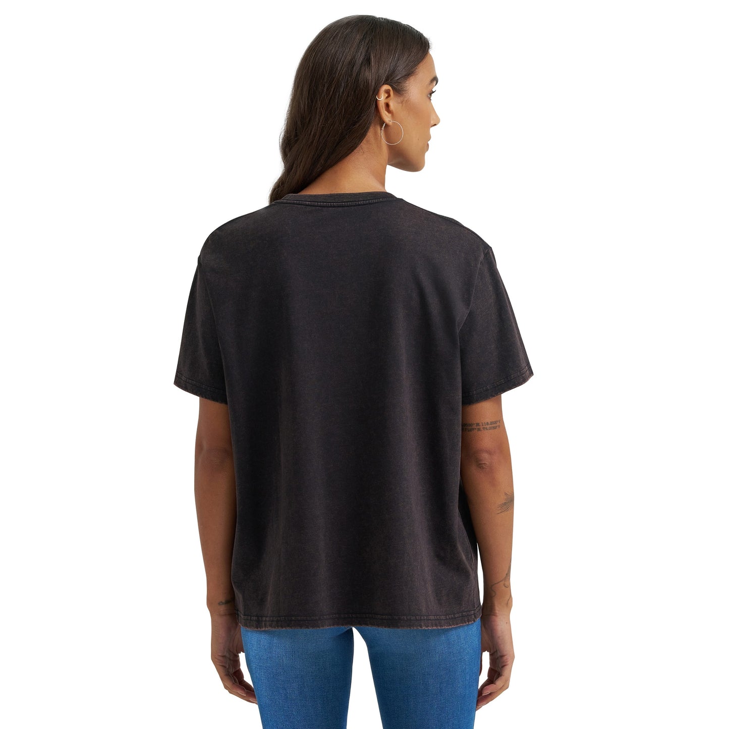 Wrangler Women's Long Live Cowboys Nostalgia Retro Reg Graphic Tee