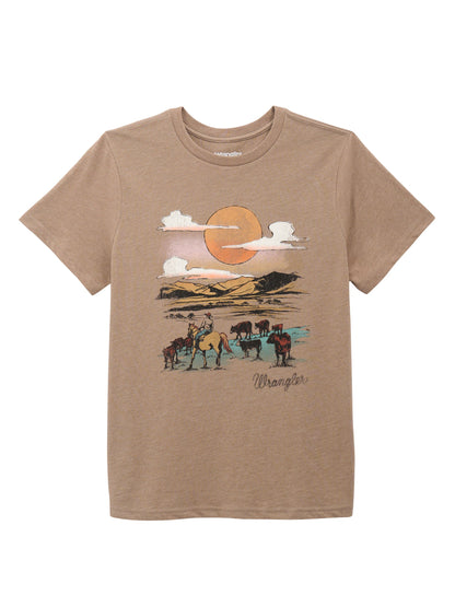 Wrangler Women's Desert Landscape Reg Fit Graphic Tee