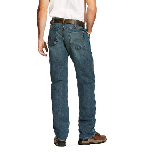 Ariat Men's Rebar M4 Low Rise DuraStretch Edge Bootcut Jean