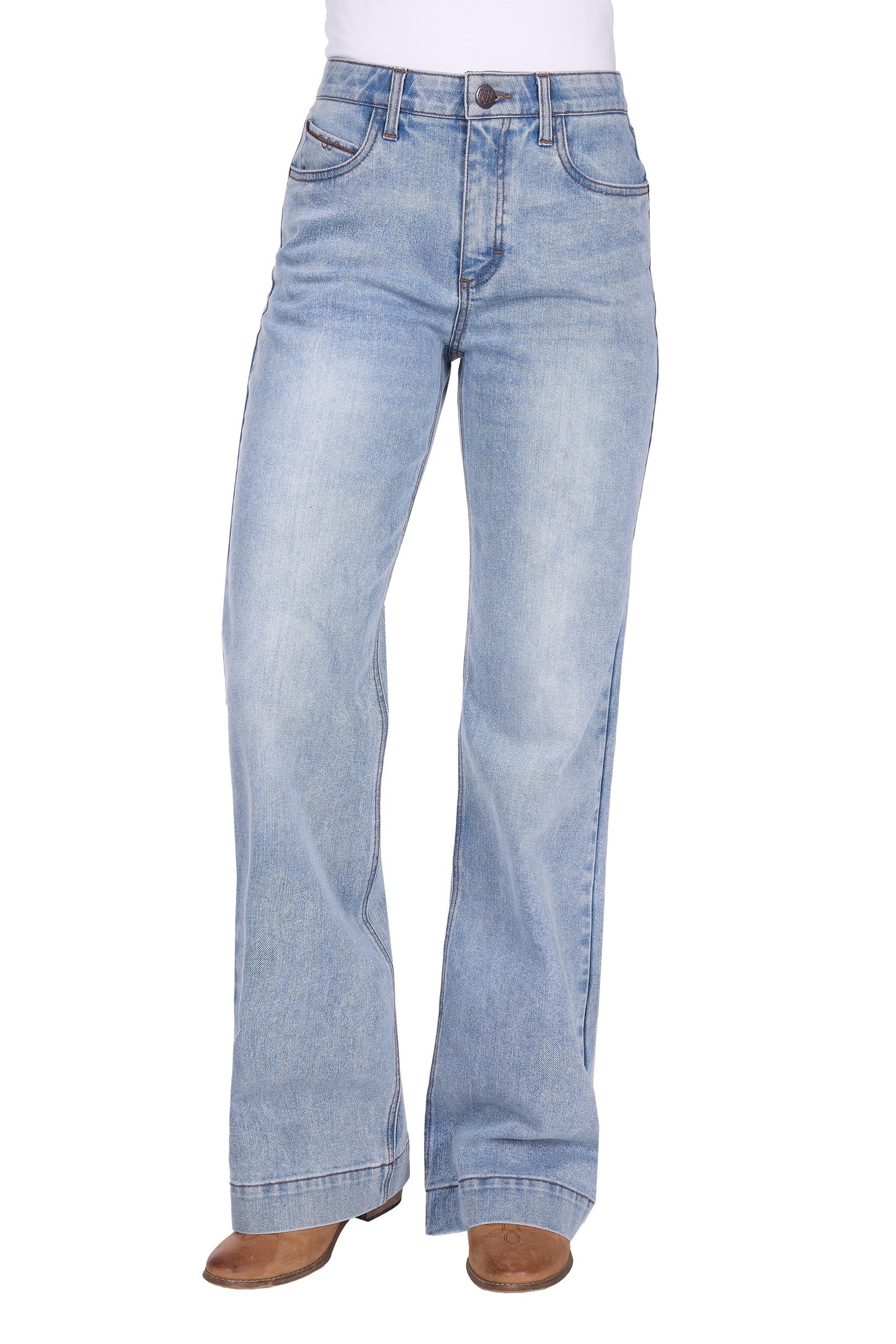 Wrangler Women's Brianna Trouser Jean - Willow 34L