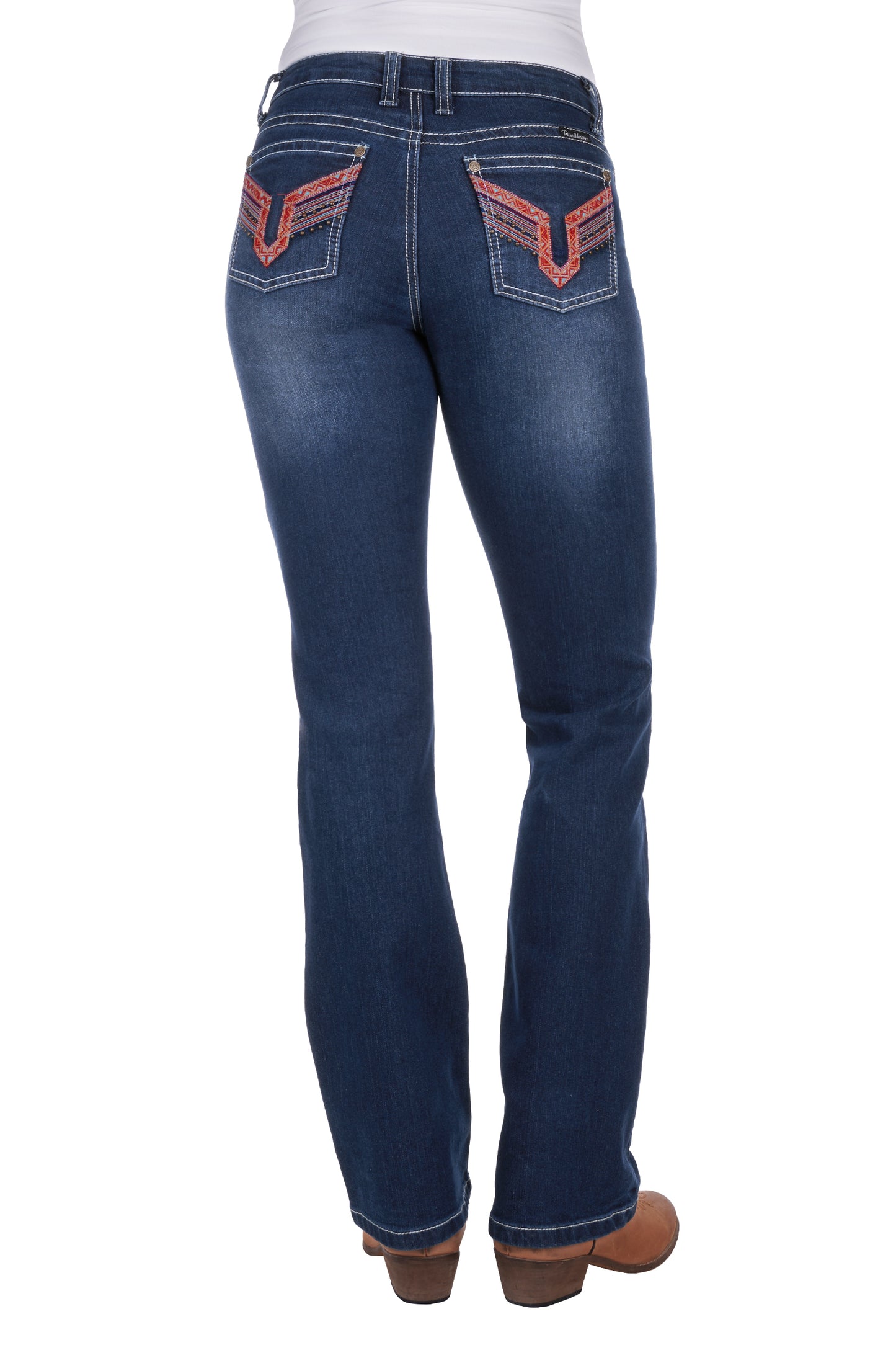 Pure Western Women's Aztec Boot Cut Jeans