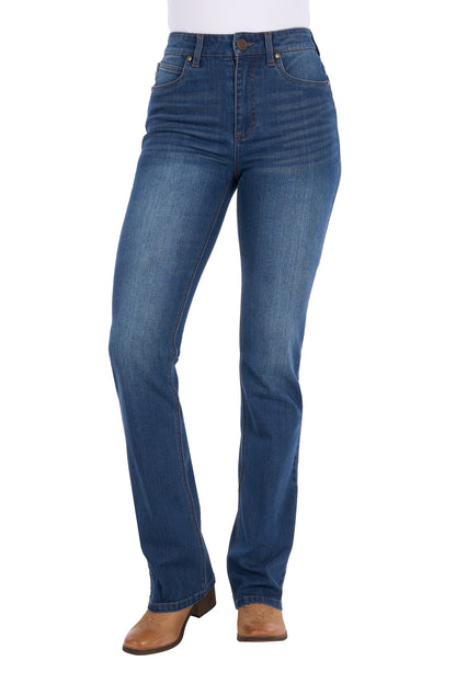 Wrangler Women's Etta High Rise Boot Cut Jean - Bailey - 34L