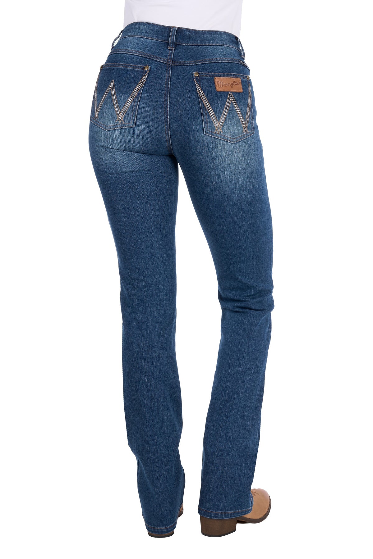 Wrangler Women's Etta High Rise Boot Cut Jean - Bailey - 34L