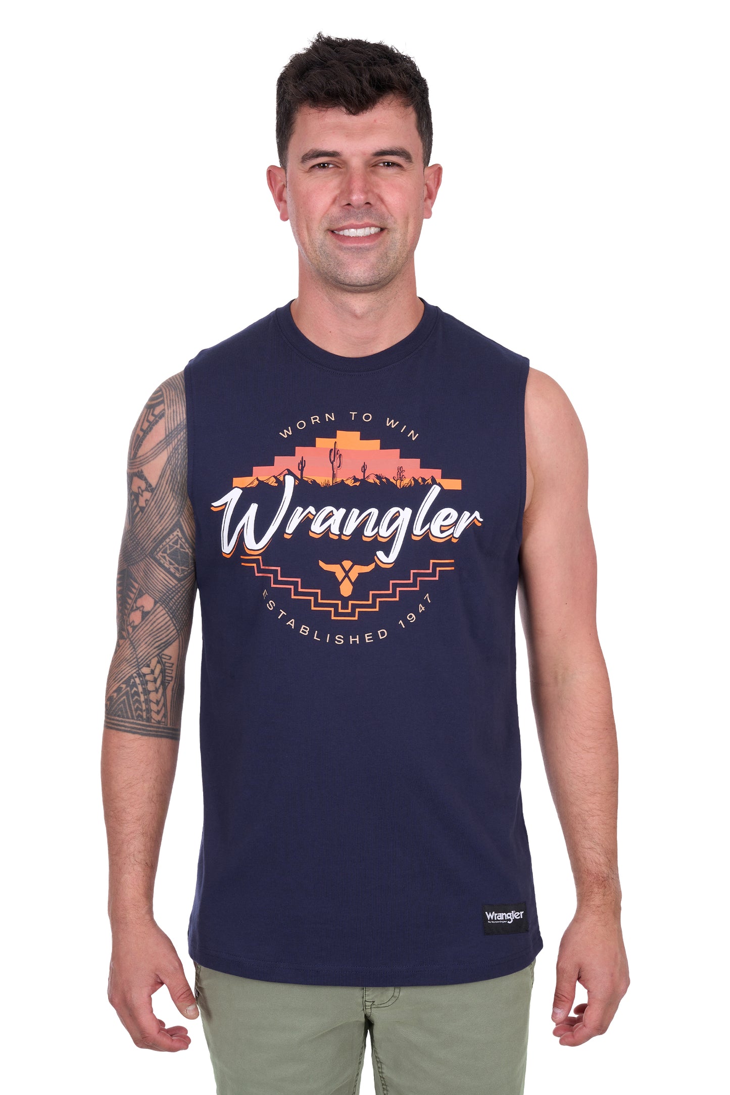 Wrangler Men's Mario Muscle Tank