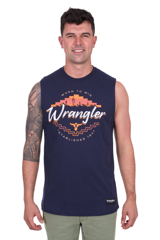 Wrangler Men's Mario Muscle Tank