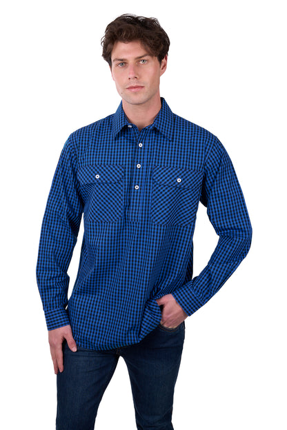 Hard Slog Men's Astell 1/2 Placket L/S Shirt