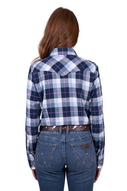 Wrangler Women's Lorna Check Western L/S Shirt