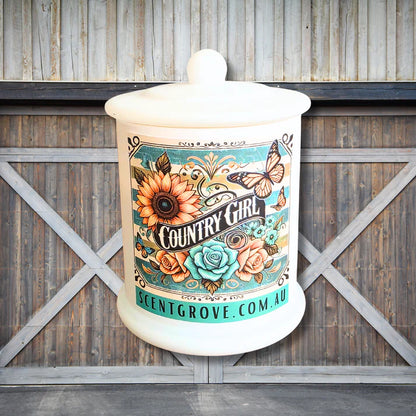 Scent Grove Country Western Wood Wick Soy Candles