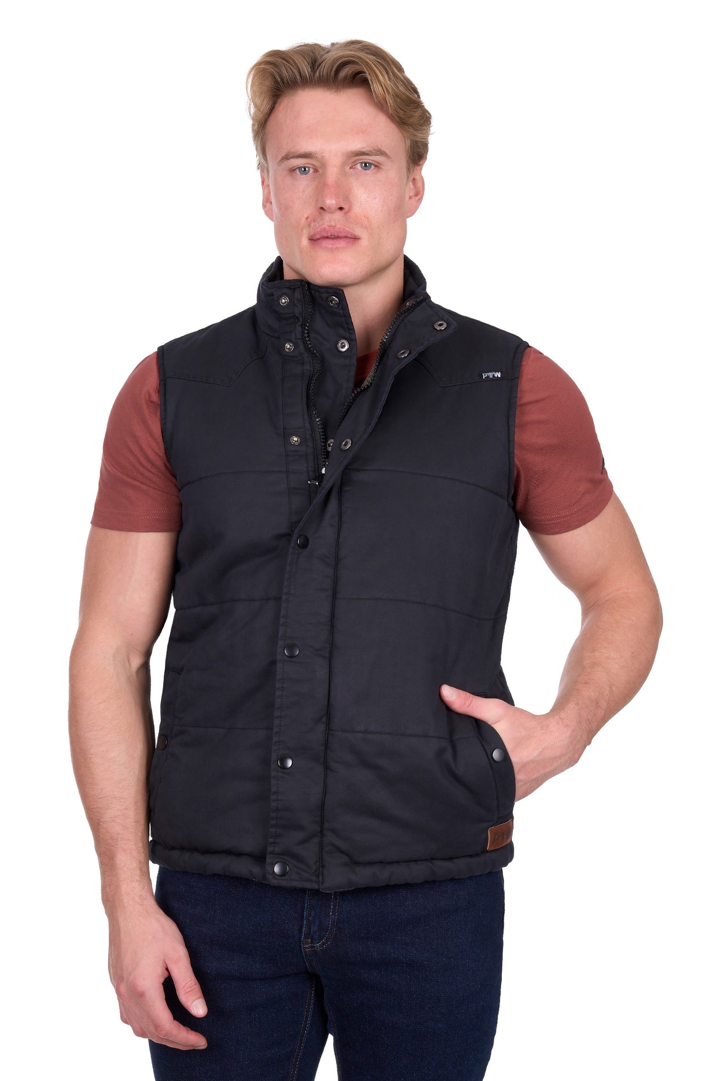 Pure Western Men's Trevor Reversible Vest