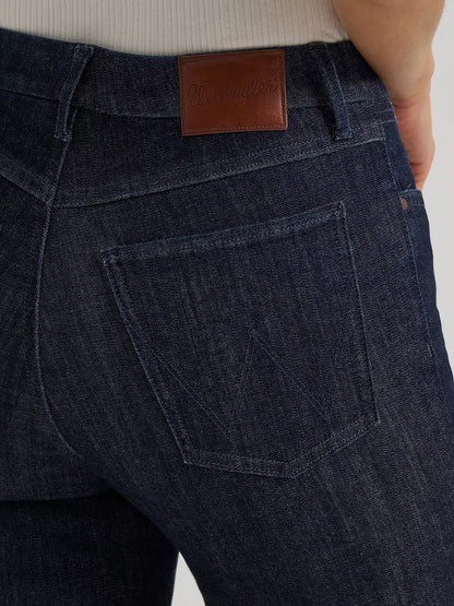 Wrangler Women's Bespoke Pintuck Bootcut Jean - 30L