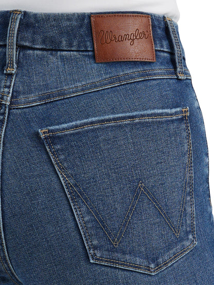 Wrangler Women's Bespoke Hi Rise Flare Jean - 32L