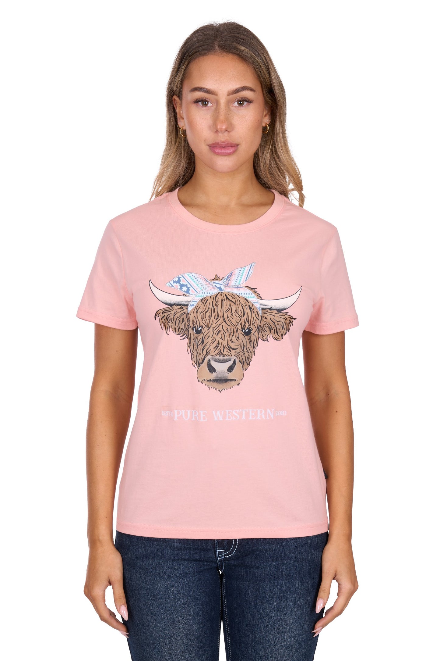 Pure Western Women's Estelle Ss Tee