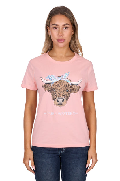 Pure Western Women's Estelle Ss Tee