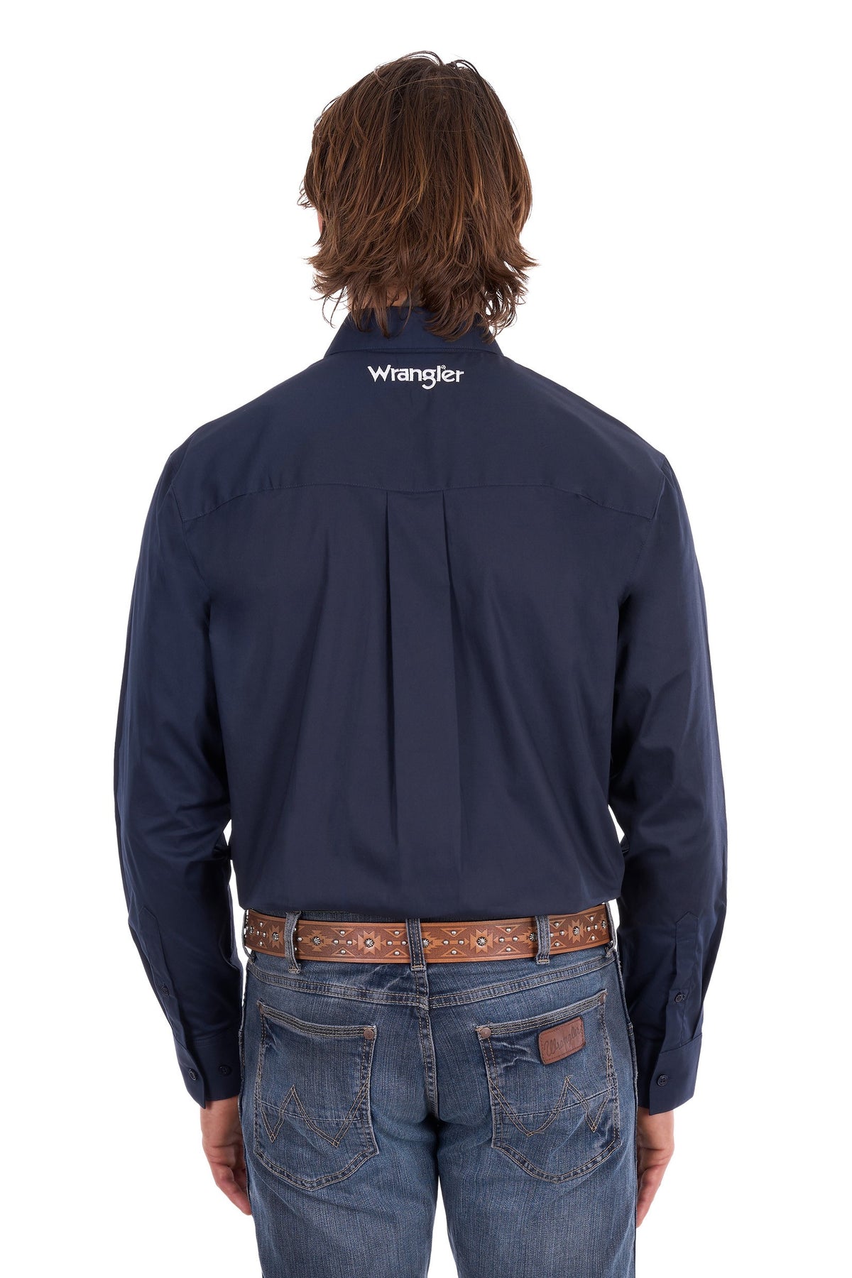 Wrangler Men’s Flex Tech 1-Pocket Button Down L/S Shirt