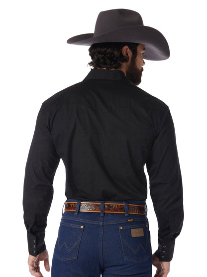 Wrangler Q Sport Basic 2-Pocket L/S Shirt