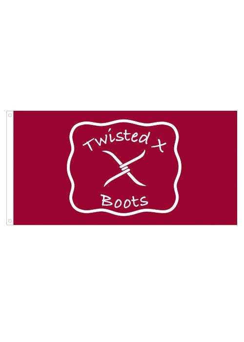 Twisted X Boots Logo Flag