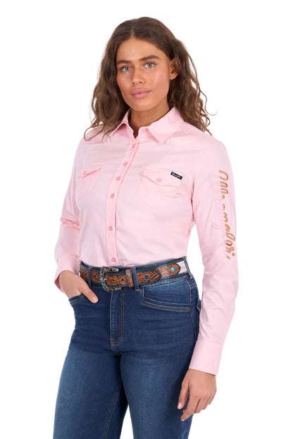 Wrangler Women’s Hazel Logo Western L/S Shirt