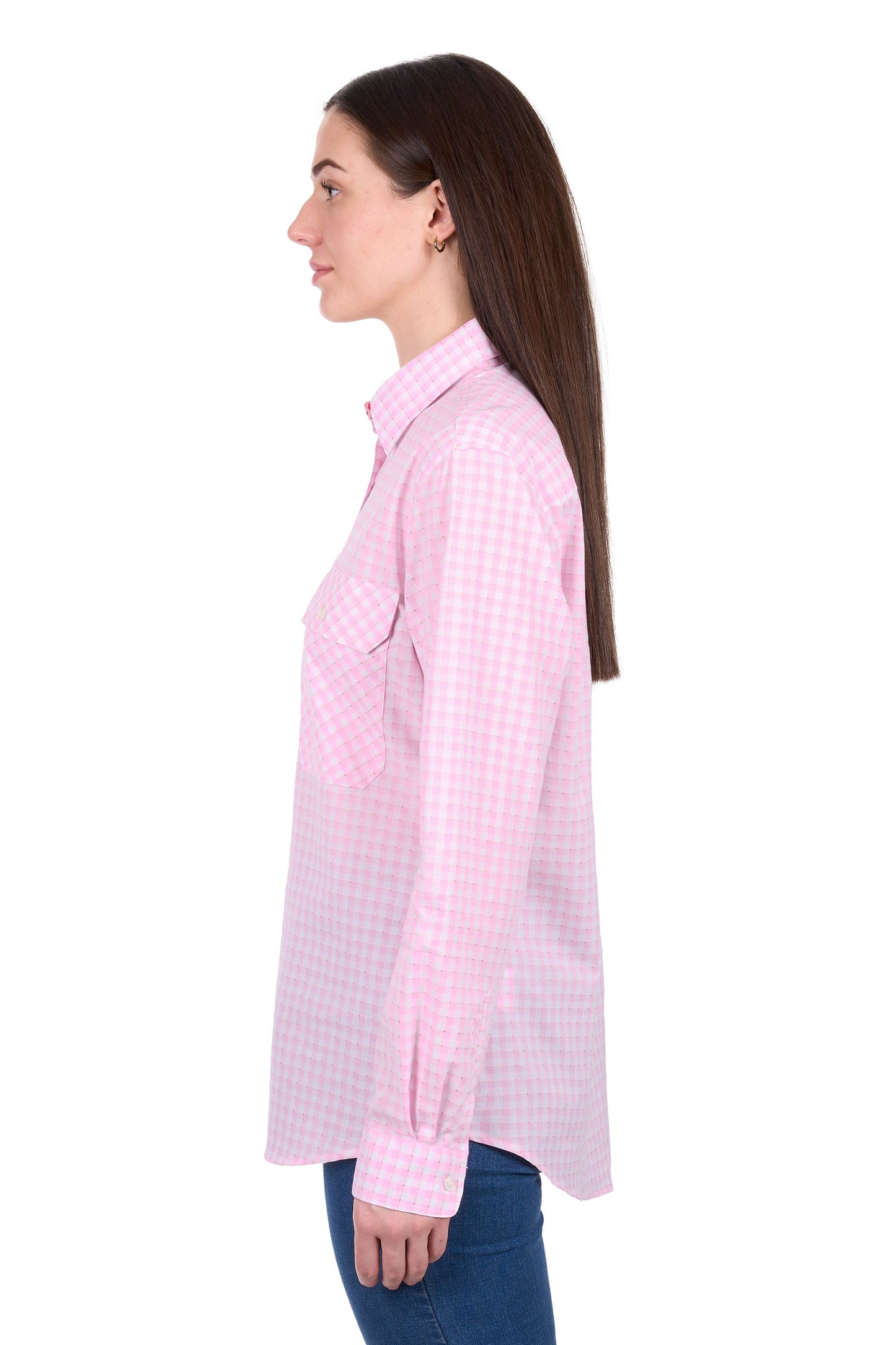 Hard Slog Women's Clara 1/2 Placket L/S Shirt