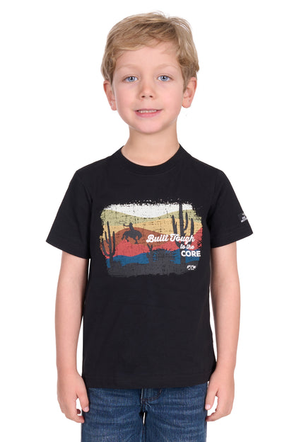 Pure Western Boy's Terry Ss Tee