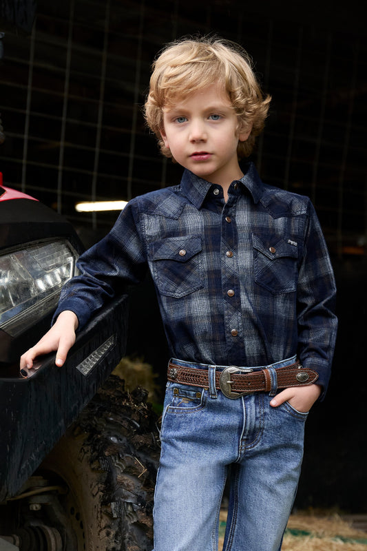 Pure Western Boy's Harley L/S Shirt