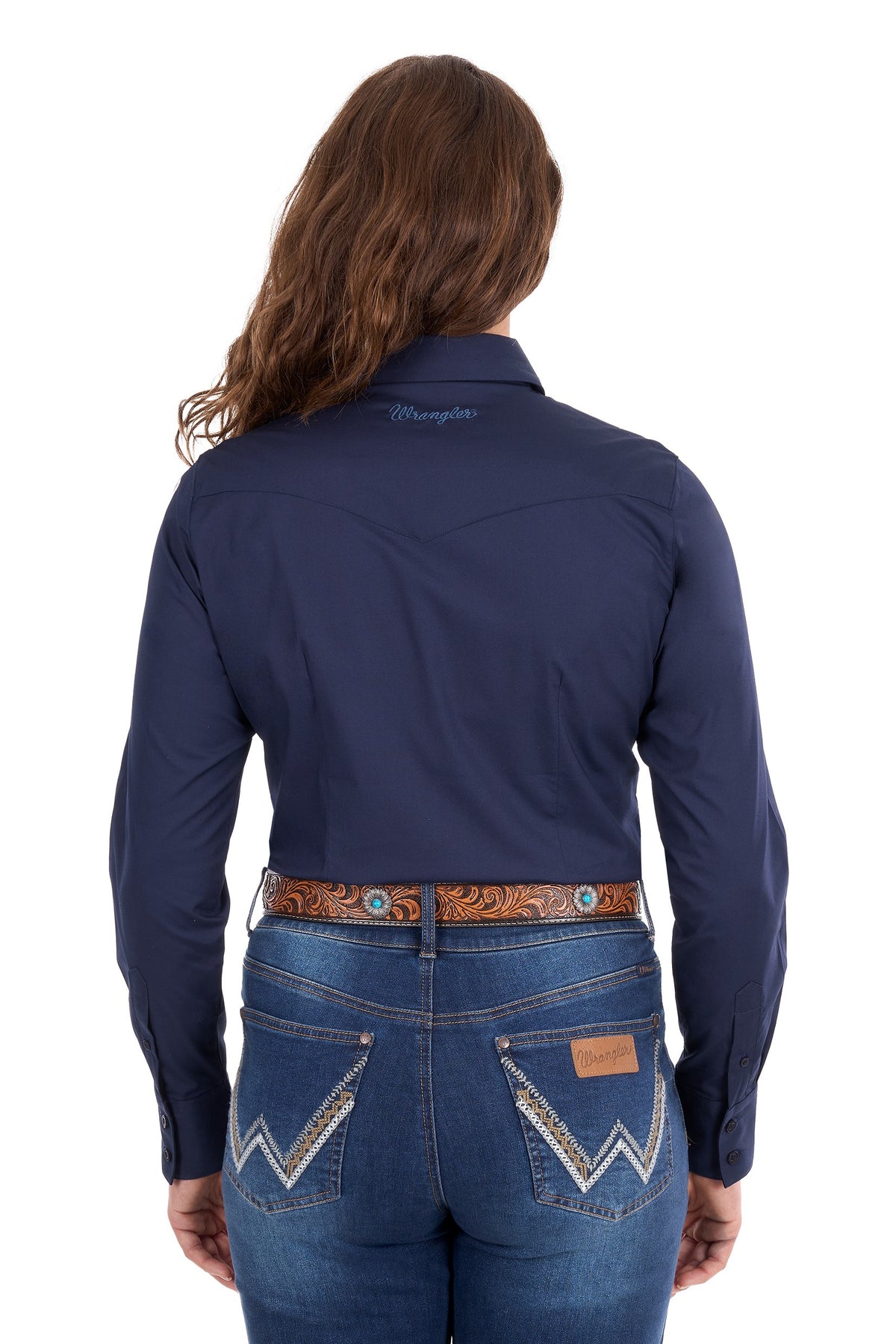 Wrangler Women’s Hazel Logo Western L/S Shirt
