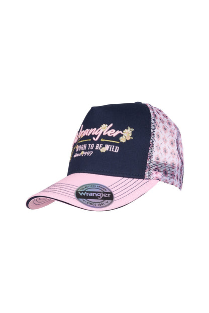 Wrangler Bella High Profile Ponytail Trucker Cap