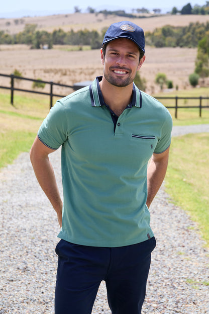 Thomas Cook Men's Ben Tailored 1 Pocket Ss Polo