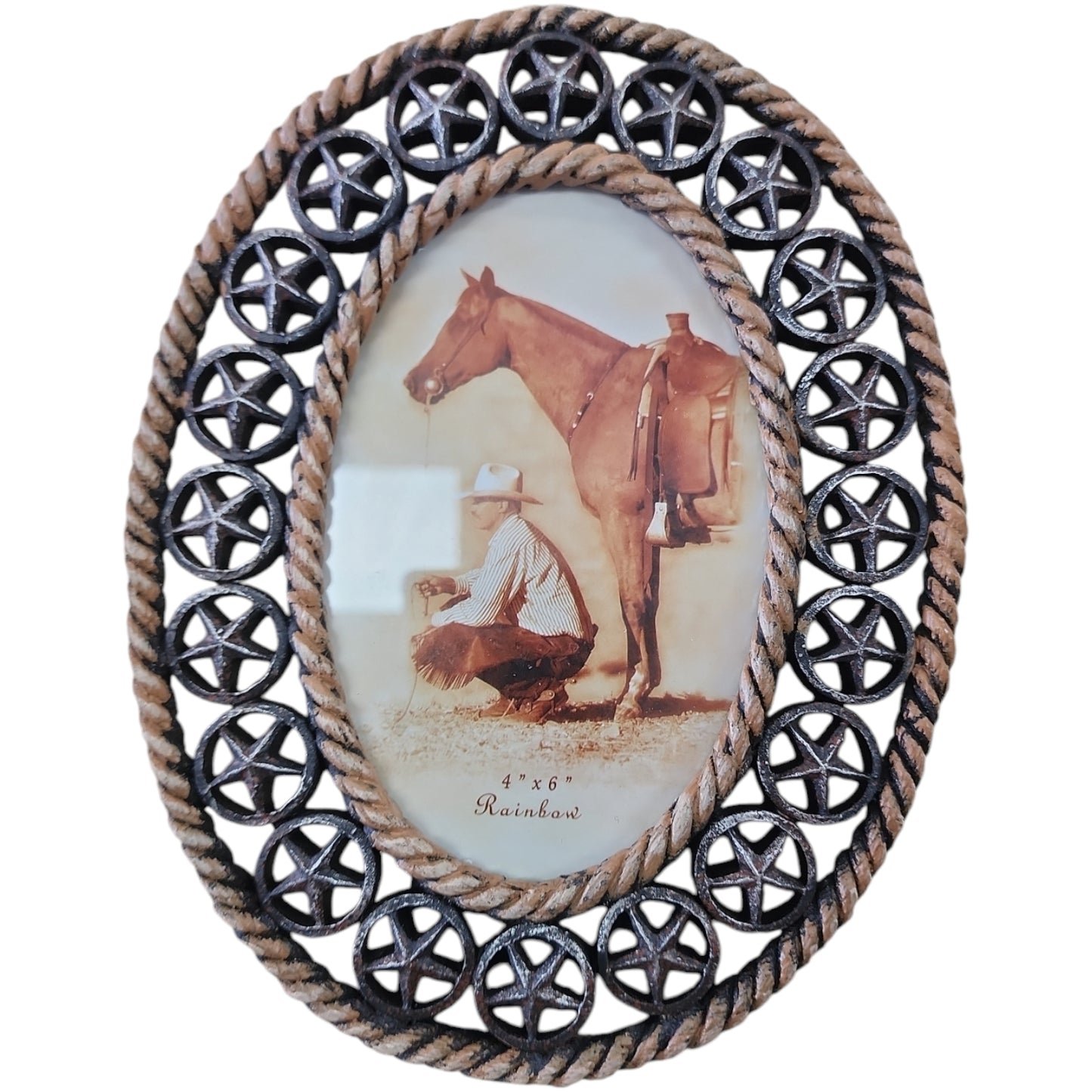 Rainbow Inc. Rope & Star Picture Frame