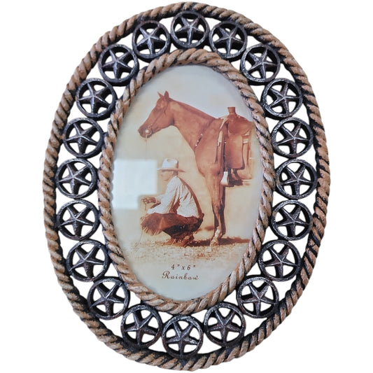 Rainbow Inc. Rope & Star Picture Frame