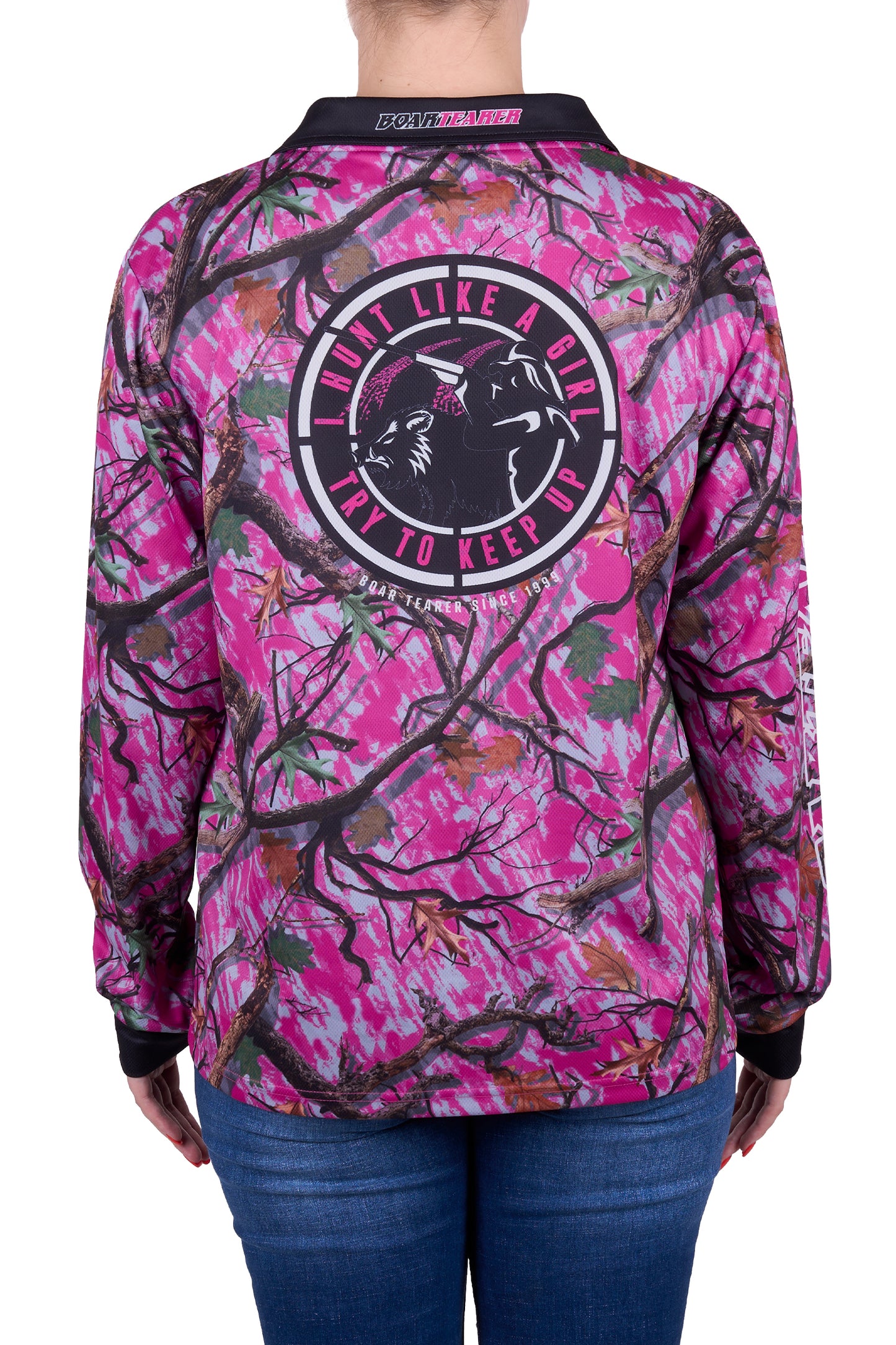 Boar Tearer Women's Foliage L/S Tee