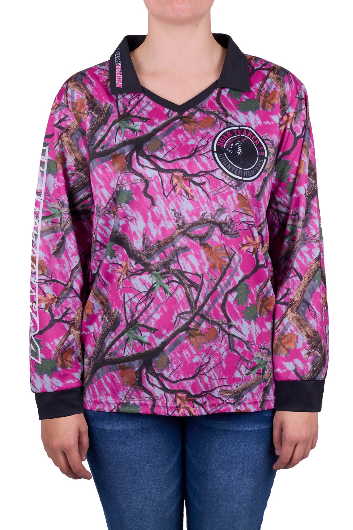 Boar Tearer Women's Foliage L/S Tee