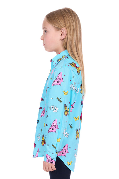 Hard Slog Girl's Iva 1/2 Placket L/S Shirt