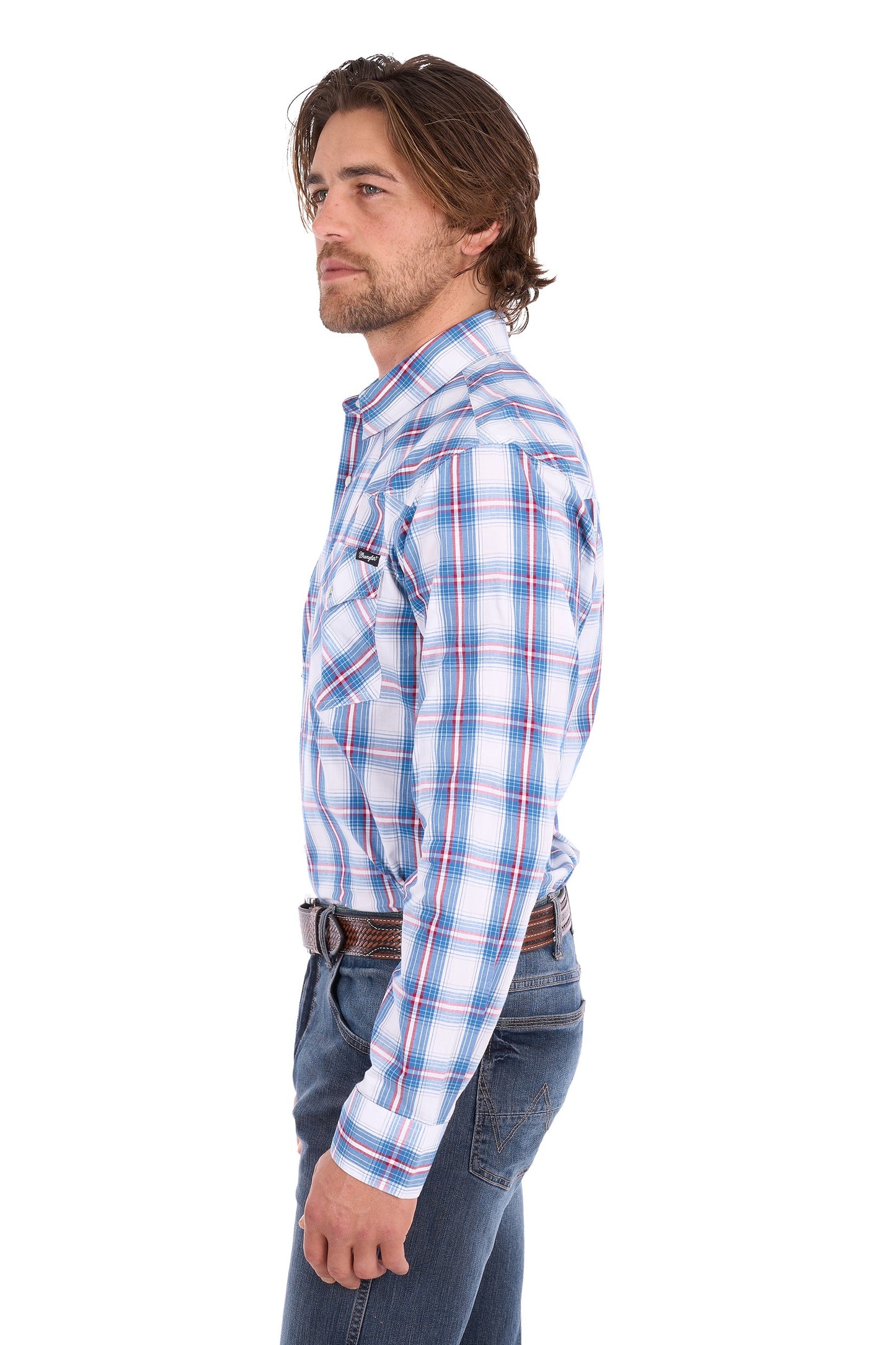 Wrangler Men’s Louis Check Western L/S Shirt